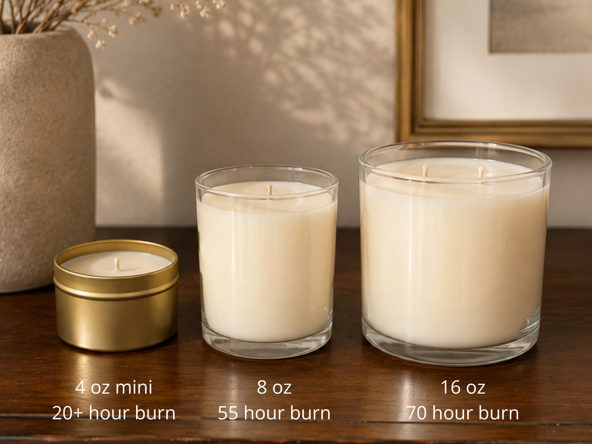 Golden Hearth candle - vanilla, cream, maple, sandalwood