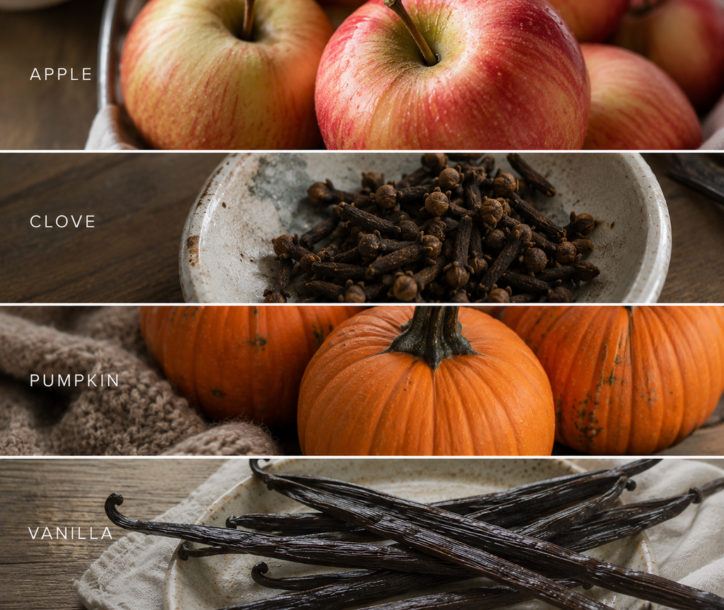 Spiced Apple + Pumpkin candle - apple, pumpkin, clove