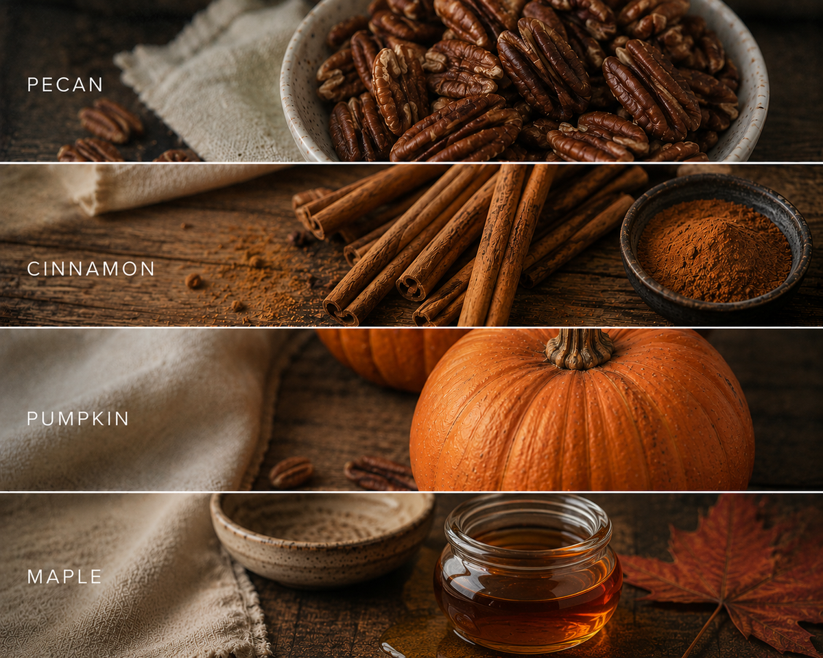 Pumpkin Pecan Waffles candle - pumpkin, pecan, butter, maple, vanilla