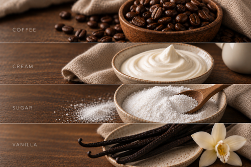 Cozy Morning candle - coffee, cream, sugar