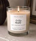 Golden Hearth candle - vanilla, cream, maple, sandalwood