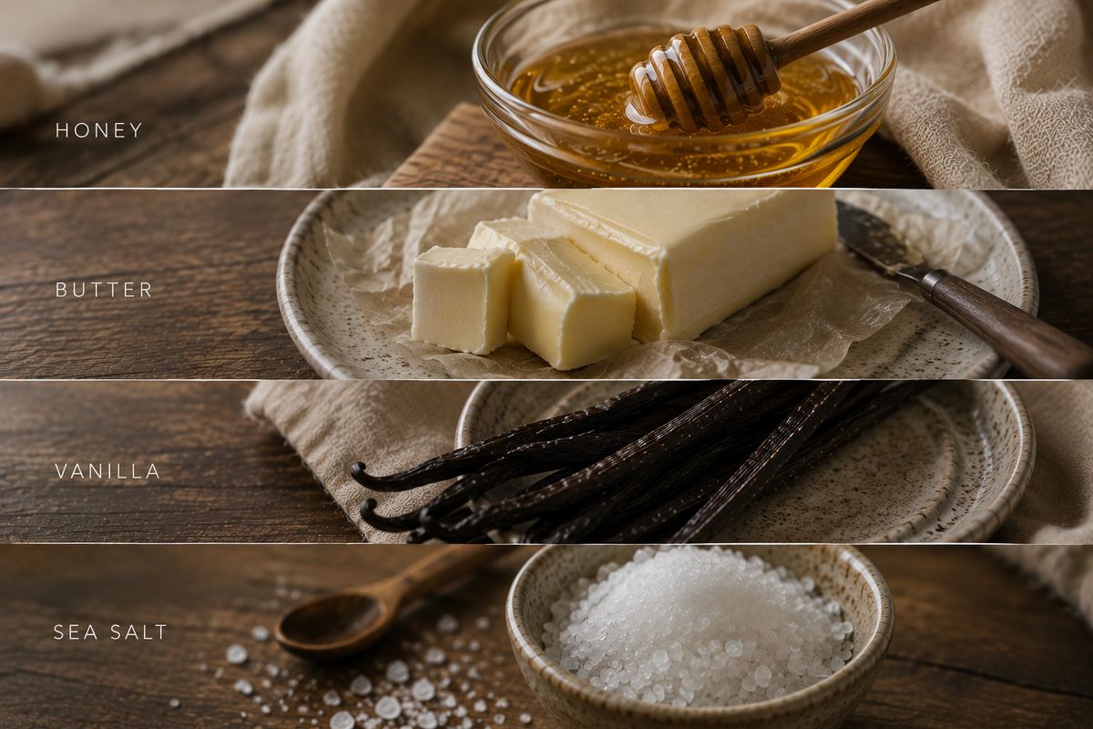 Salted Honey Butter candle - honey, butter, sea salt, caramel, spice