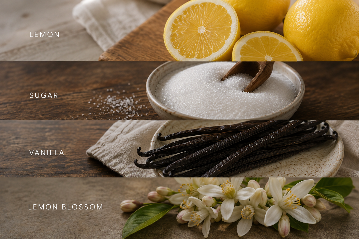 Sugared Lemon candle - lemon, sugar, vanilla