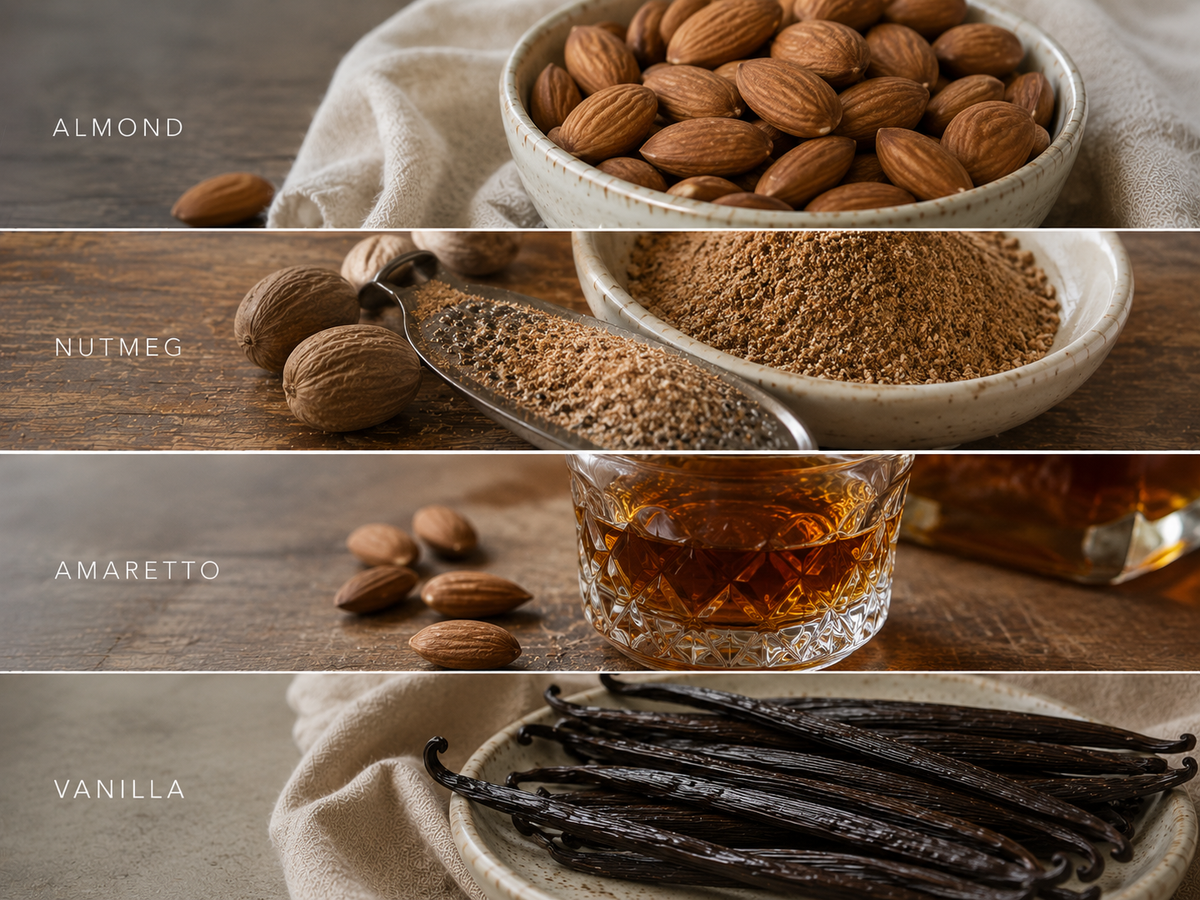 Toasted Almond candle - almond, nutmeg, amaretto, vanilla